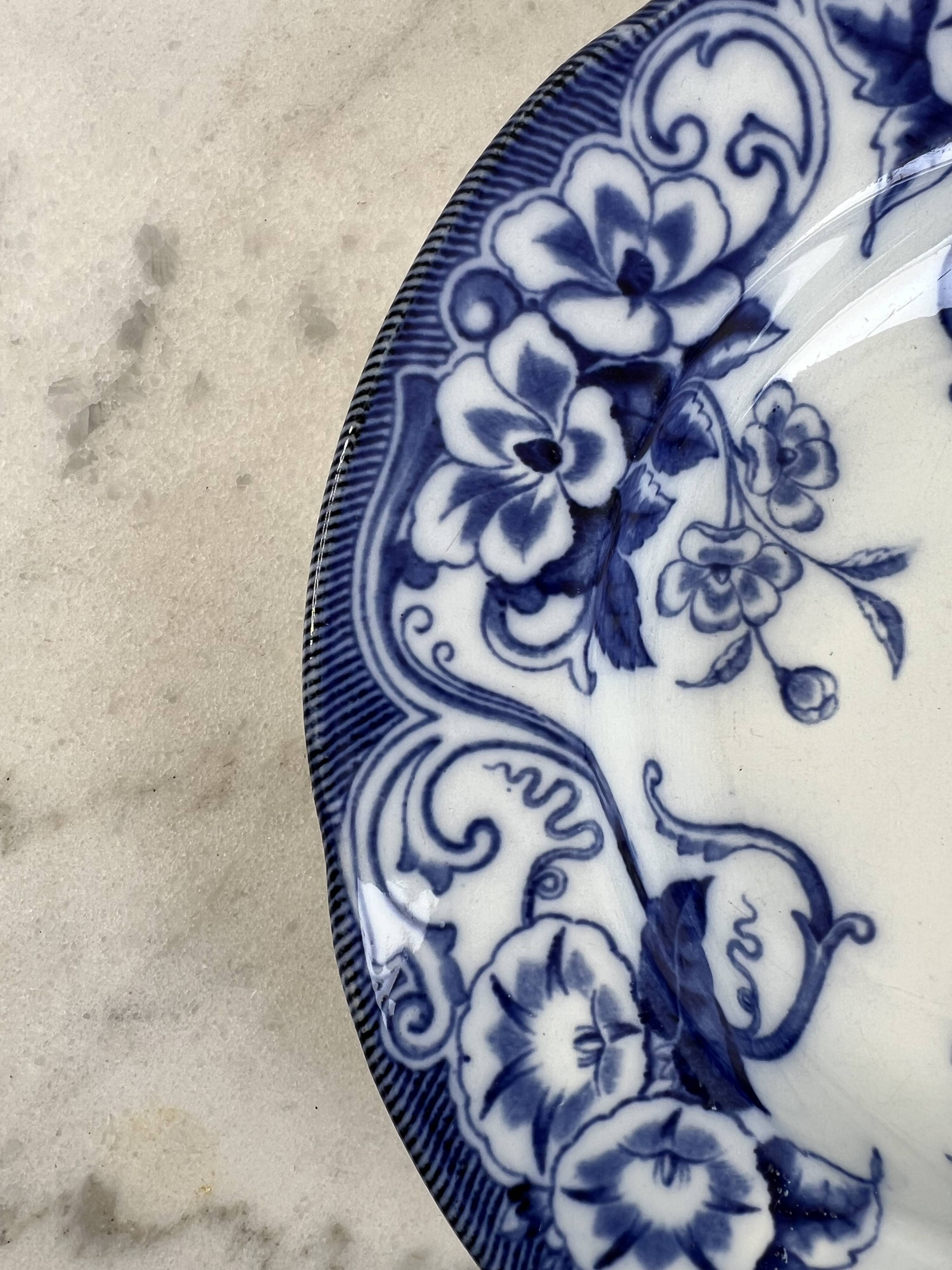 Iron earth Creil and Montereau deep plate