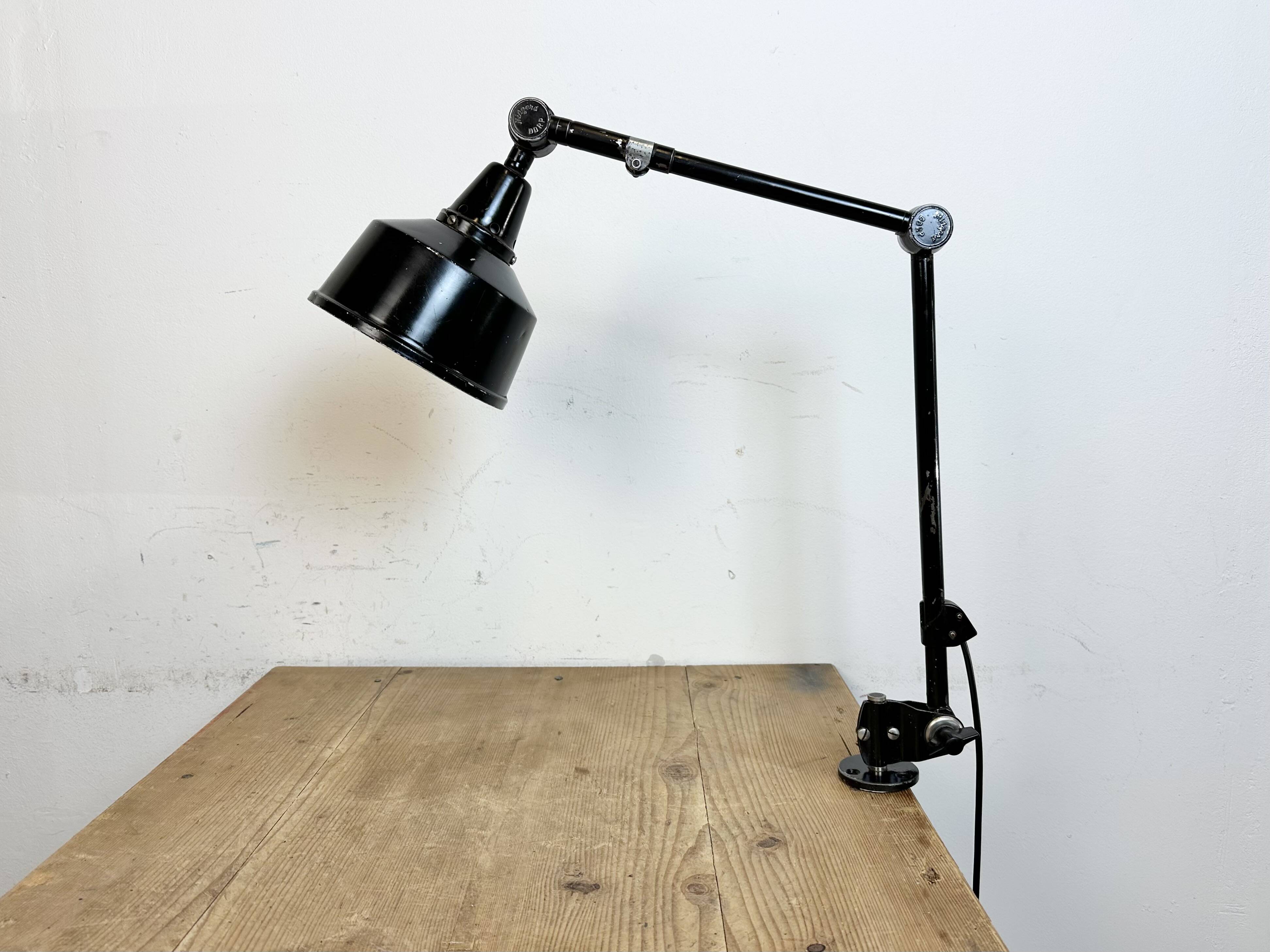 Industrial ddrp desk or wall lamp by curt fischer for midgard, 1930s