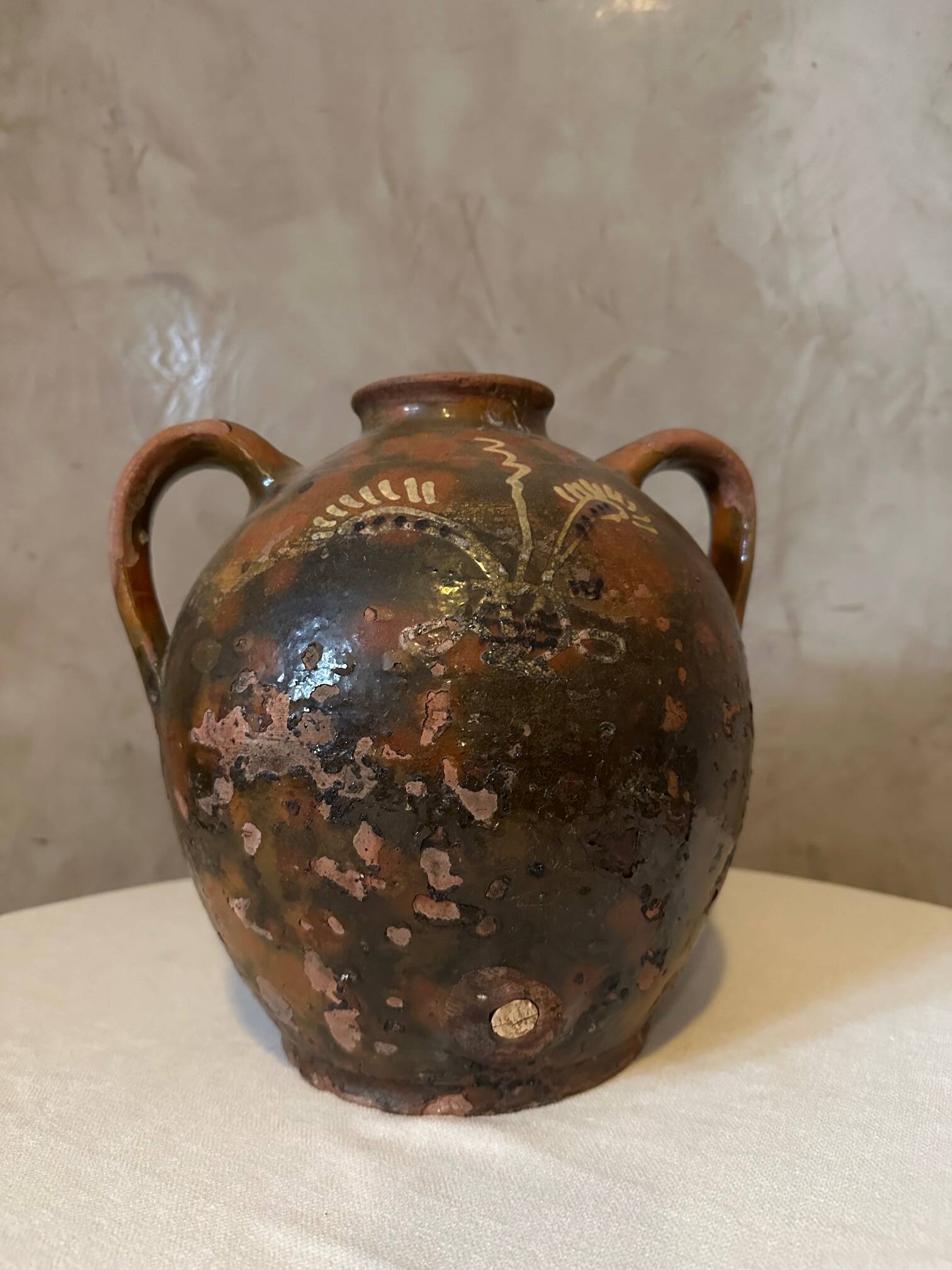 19th century oil jug