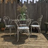 Belle Epoque wrought iron lounge