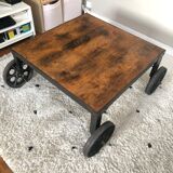 Industrial coffee table
