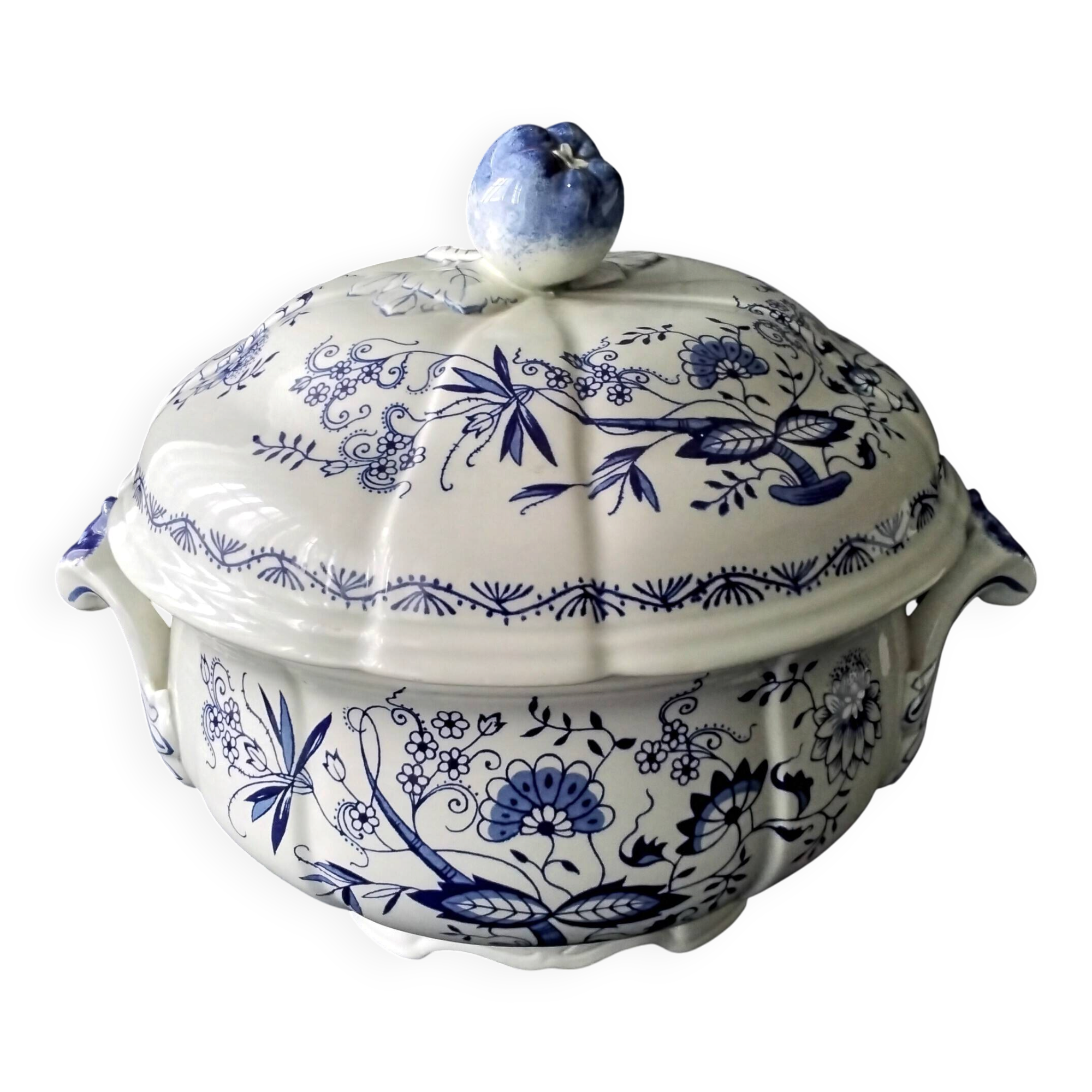 Lunéville Tradition Special Grand Feu earthenware soup tureen