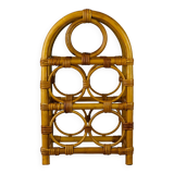 Vintage rattan bottle holder