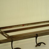 Old metal locomotive/train wall coat rack