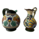 Duo of Gouda Holland ceramic vases from the 50s