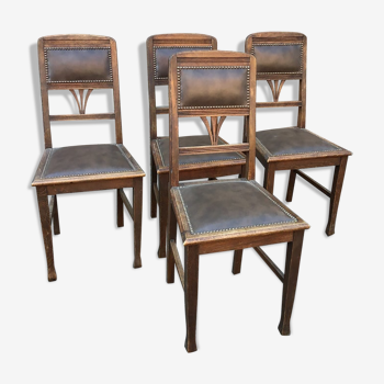 Set de 4 chaises françaises
