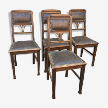 Set of 4 French chairs