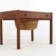 Danish sewing box / side table