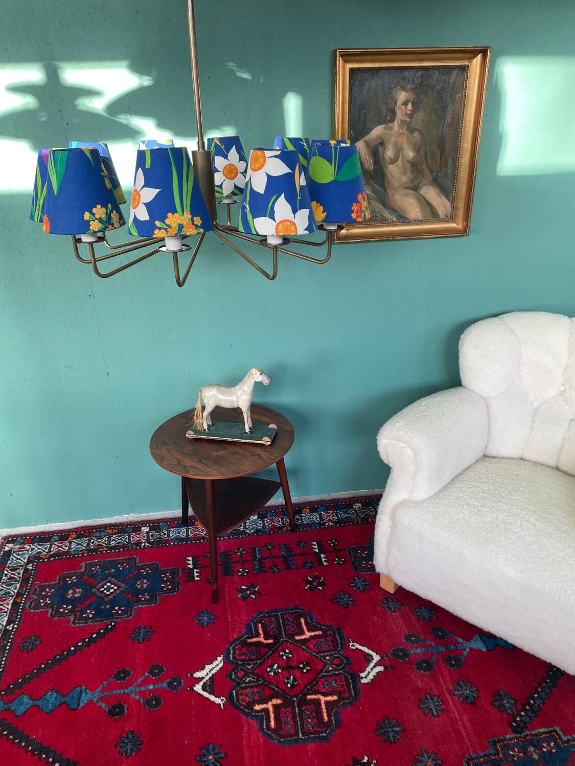 A very rare mid-century chandelier designed by Danish architect T. H. Valentiner