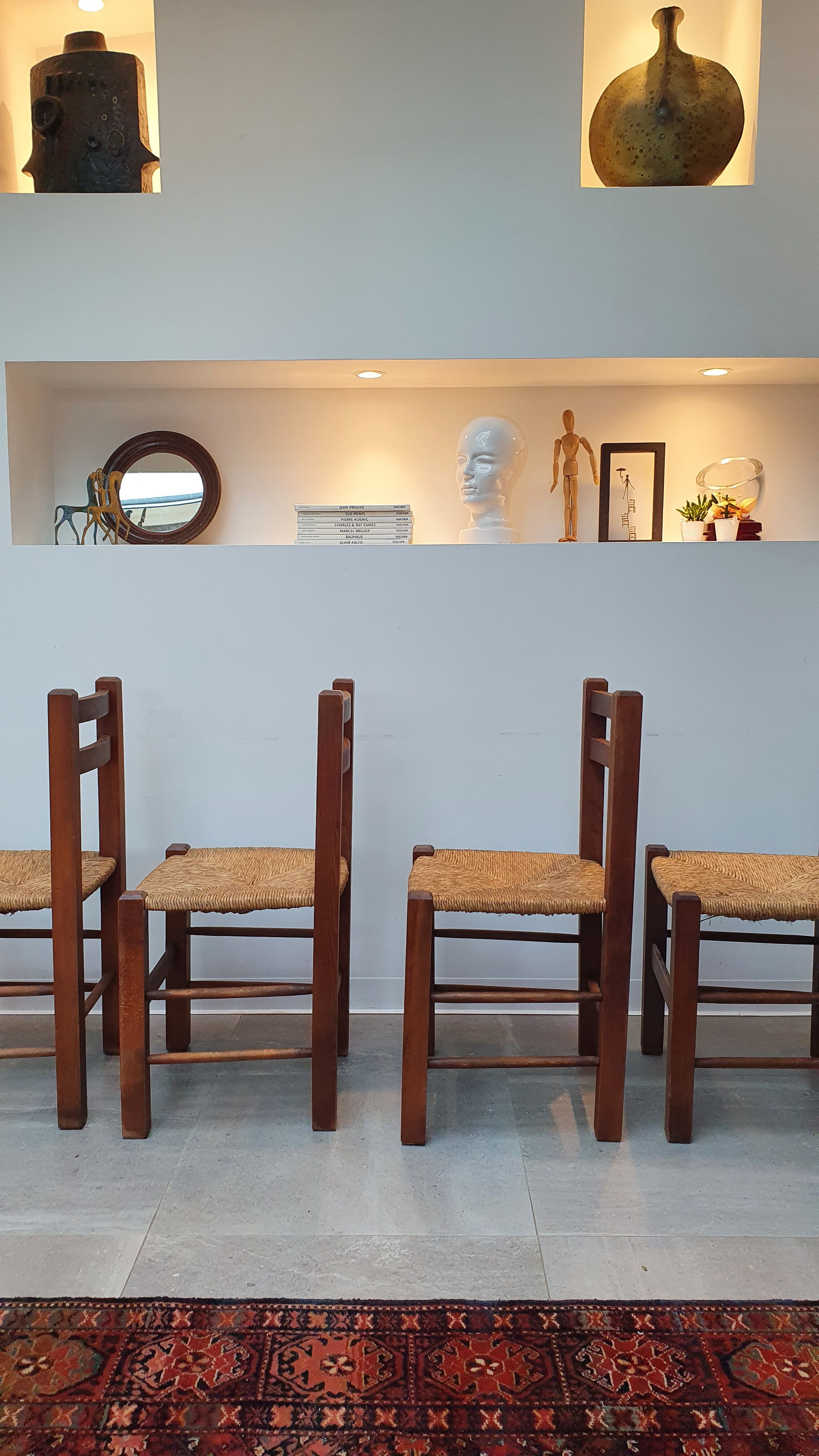 Set of 4 mulched chairs