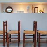 Set of 4 mulched chairs