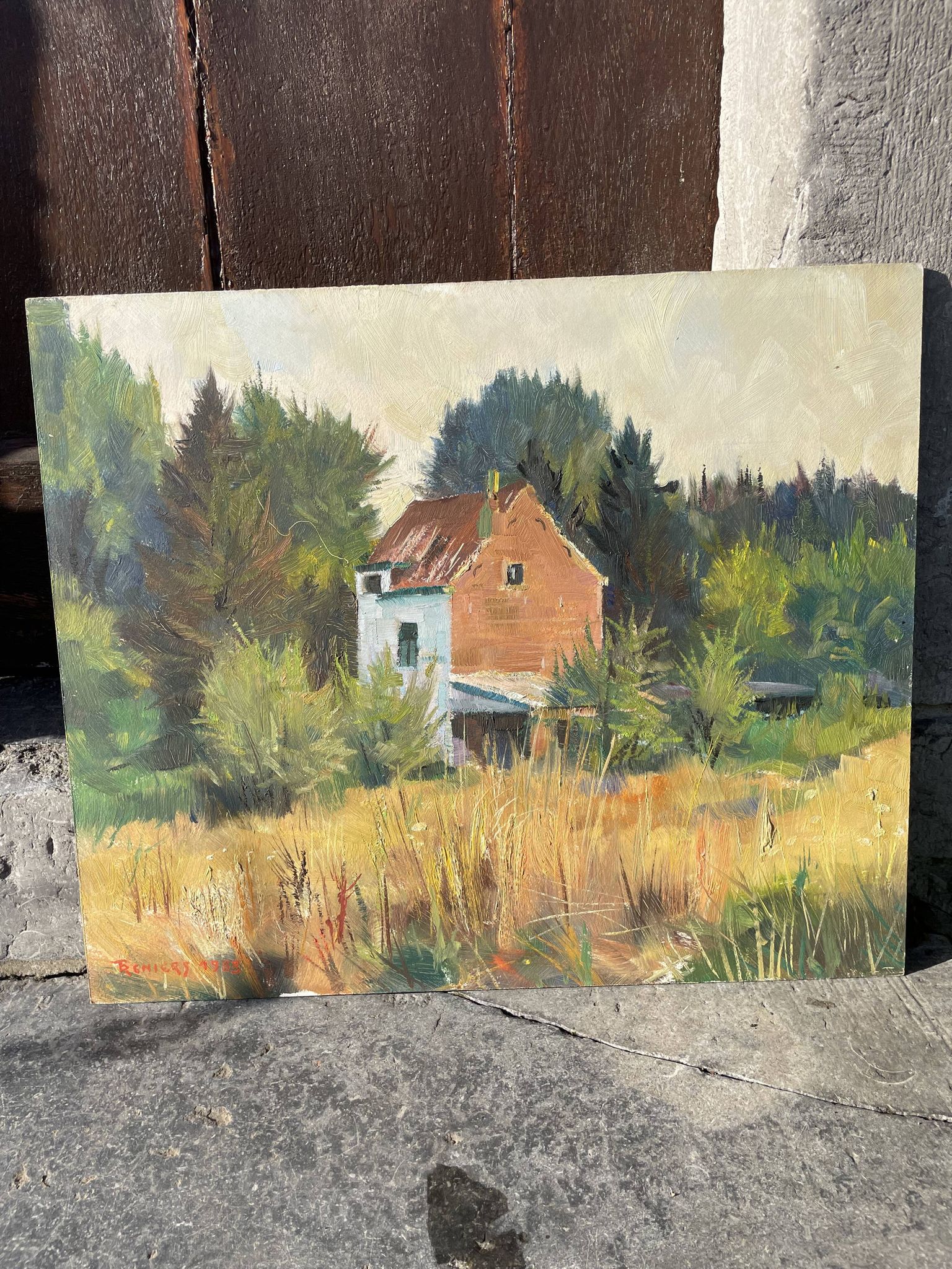 Landscape painting by Tony Reniers