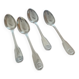 Christofle - Set of 4 Vendôme table spoons in silver-plated metal