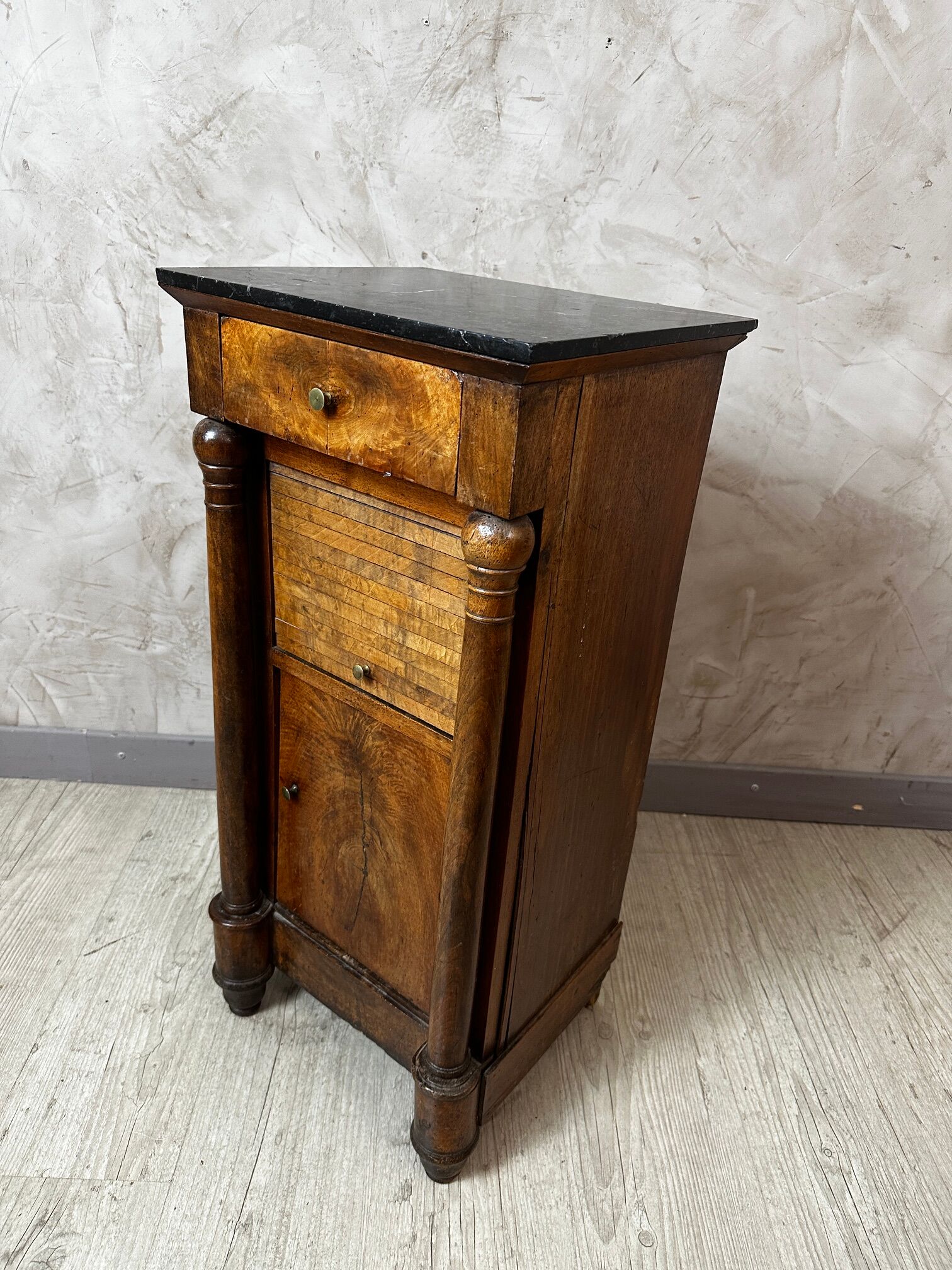 Empire period bedside table