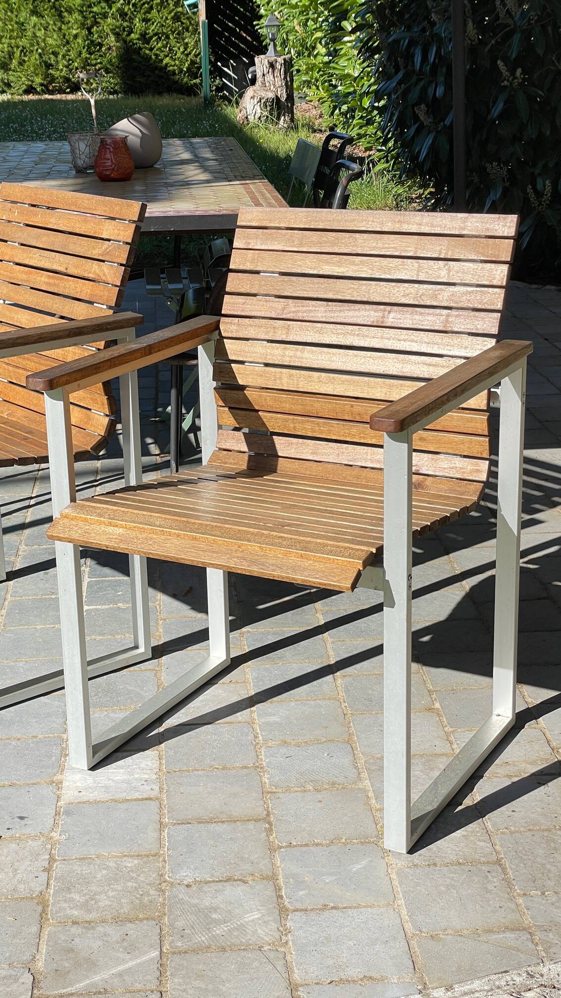 Paire de fauteuils esprit Karin Mobring Ikea