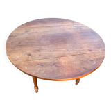 Round table louis philippe a shutters epoch 19 th