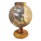 Balloon vase Empolie in blown amber glass Italy 1970