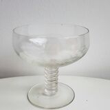 Set of 6 art deco champagne cups