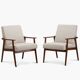 Pair of śnieżnik armchairs from the 1970s.