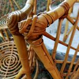 Suite of 4 chairs in rattan Louis Sognot
