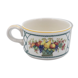 Tasse à thé Villeroy & Boch décor Basket