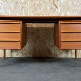 Teak writing desk by GV Gaasvig for GV Møbler 60/70