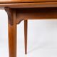 Dining table in teak with extentions of danish design from the 1960s.