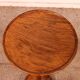 Small guéridon called tea table in walnut - 19th century stamped Holland and So.