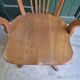 Fauteuil de bureau americain en chene reglable 1950