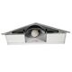 E lite - Memphis style - wall lamp - metal - glass - 80's