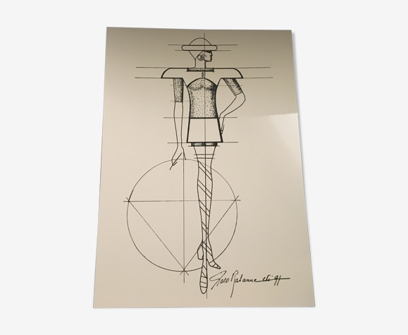 Illustration de mode Paco Rabanne