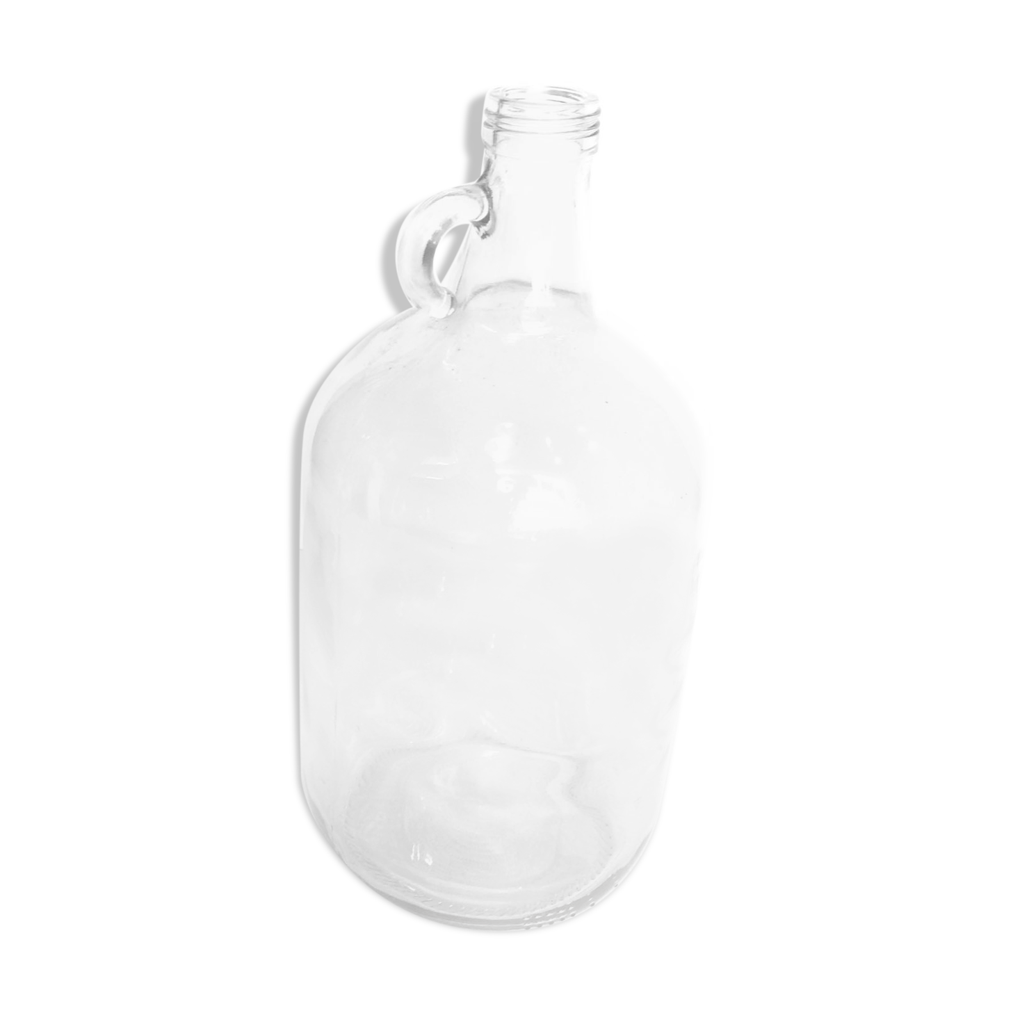 Demijohn transparent three-litre