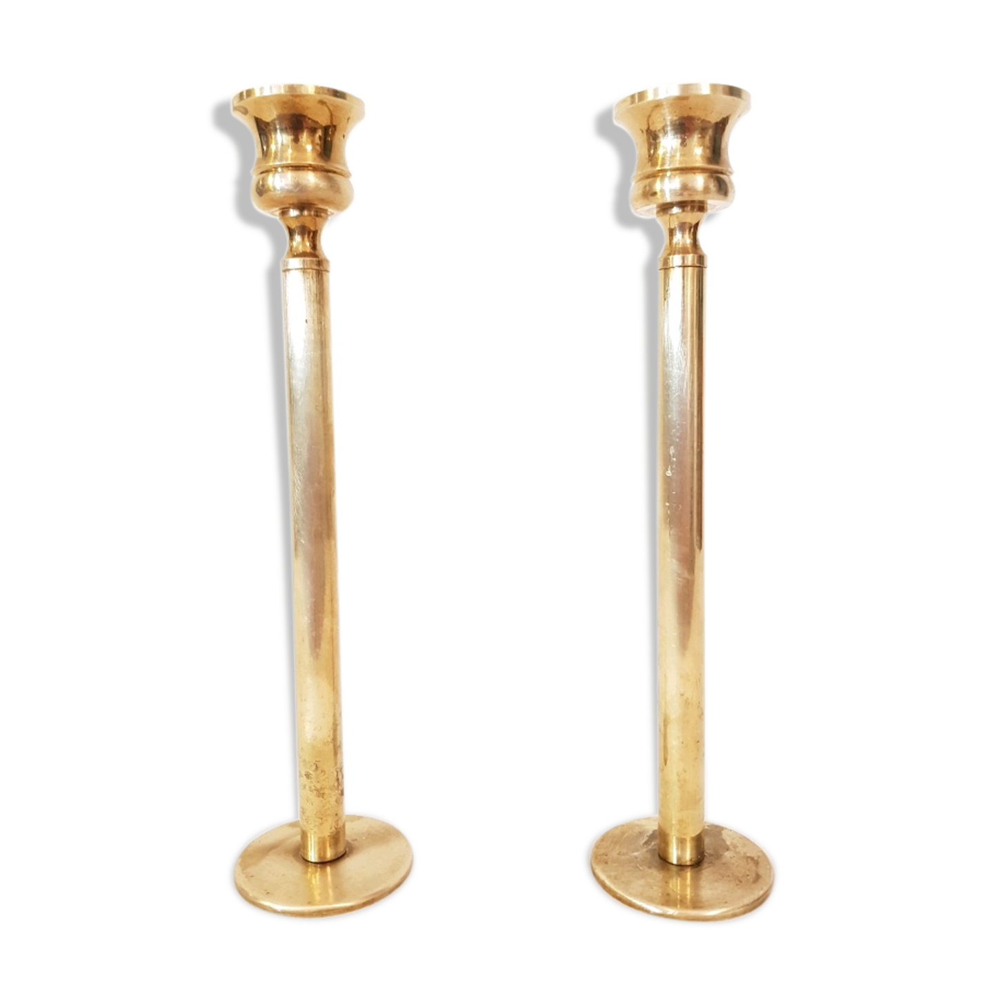 Brass candlesticks