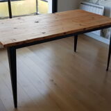 Solid oak dining table