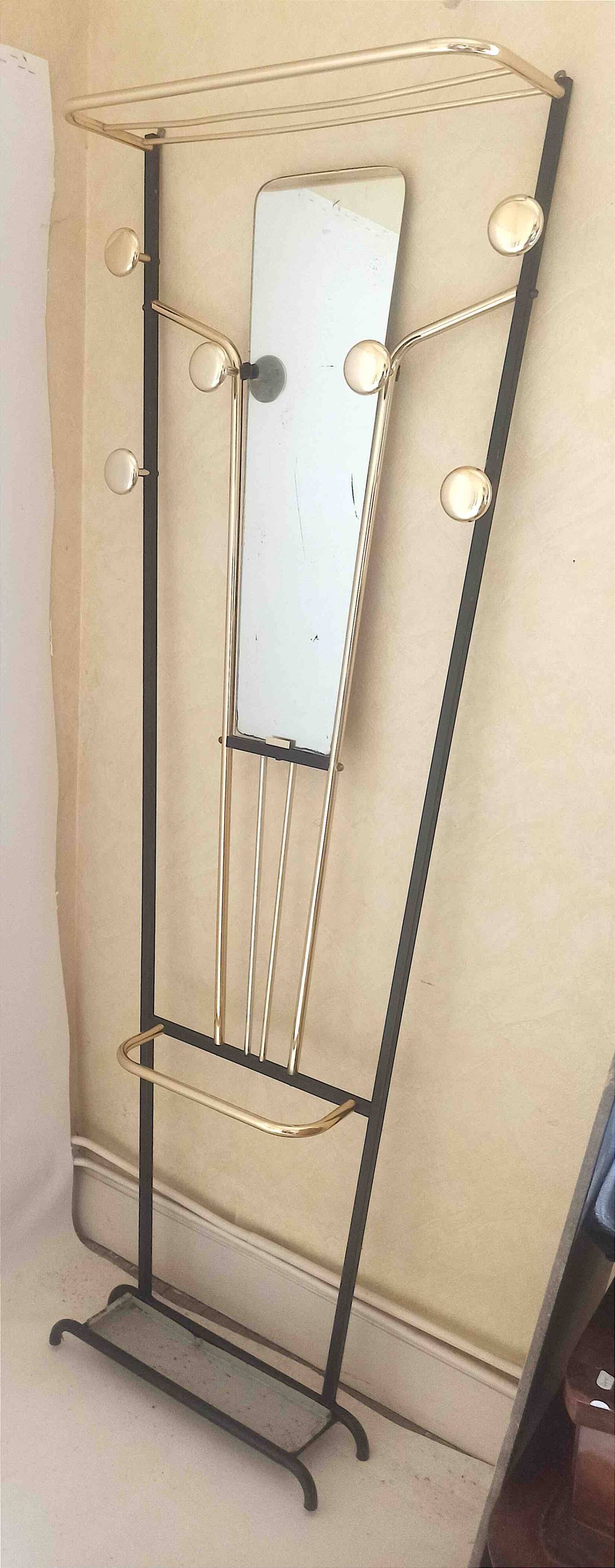 50s cloakroom wall hook Height 177.3 cm