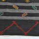 8x11 Black Gray Oversize Kilim Rug, 235x337Cm