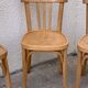 Suite de 4 chaises bistrot Baumann 1967