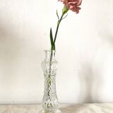 Bougeoir en verre vintage