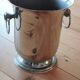 Champagne bucket with pedestal in 18/10 stainless steel – Jean Couzon, France 1970