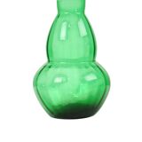 Huge Green Glass Carafe Genie Bottle Empoli Italy 63cm