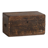 Antique chest with dark patina (Year 1906) #5