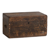 Antique chest with dark patina (Year 1906) #5