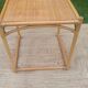 Vintage rattan and wicker coffee table