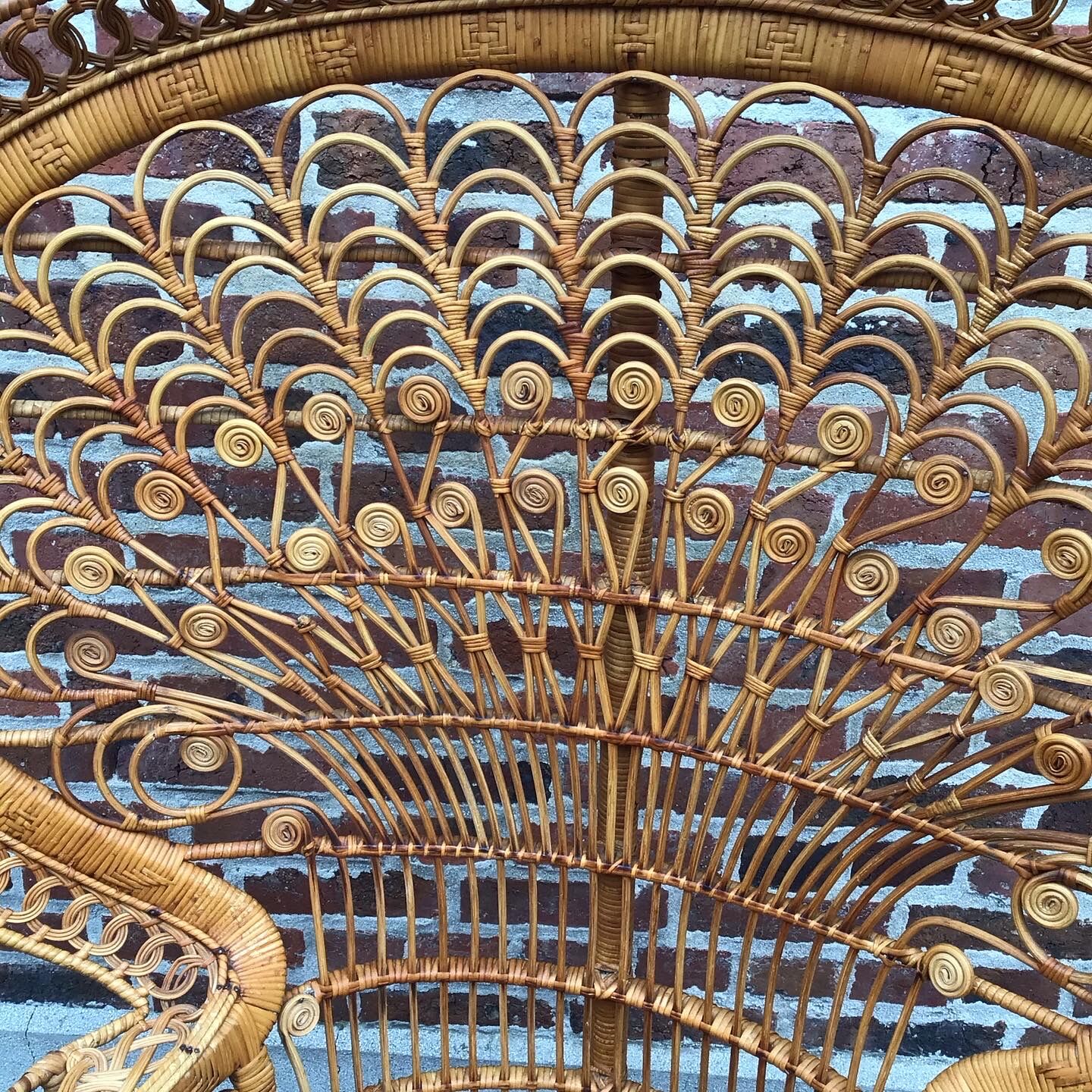 Emmanuelle peacock armchair