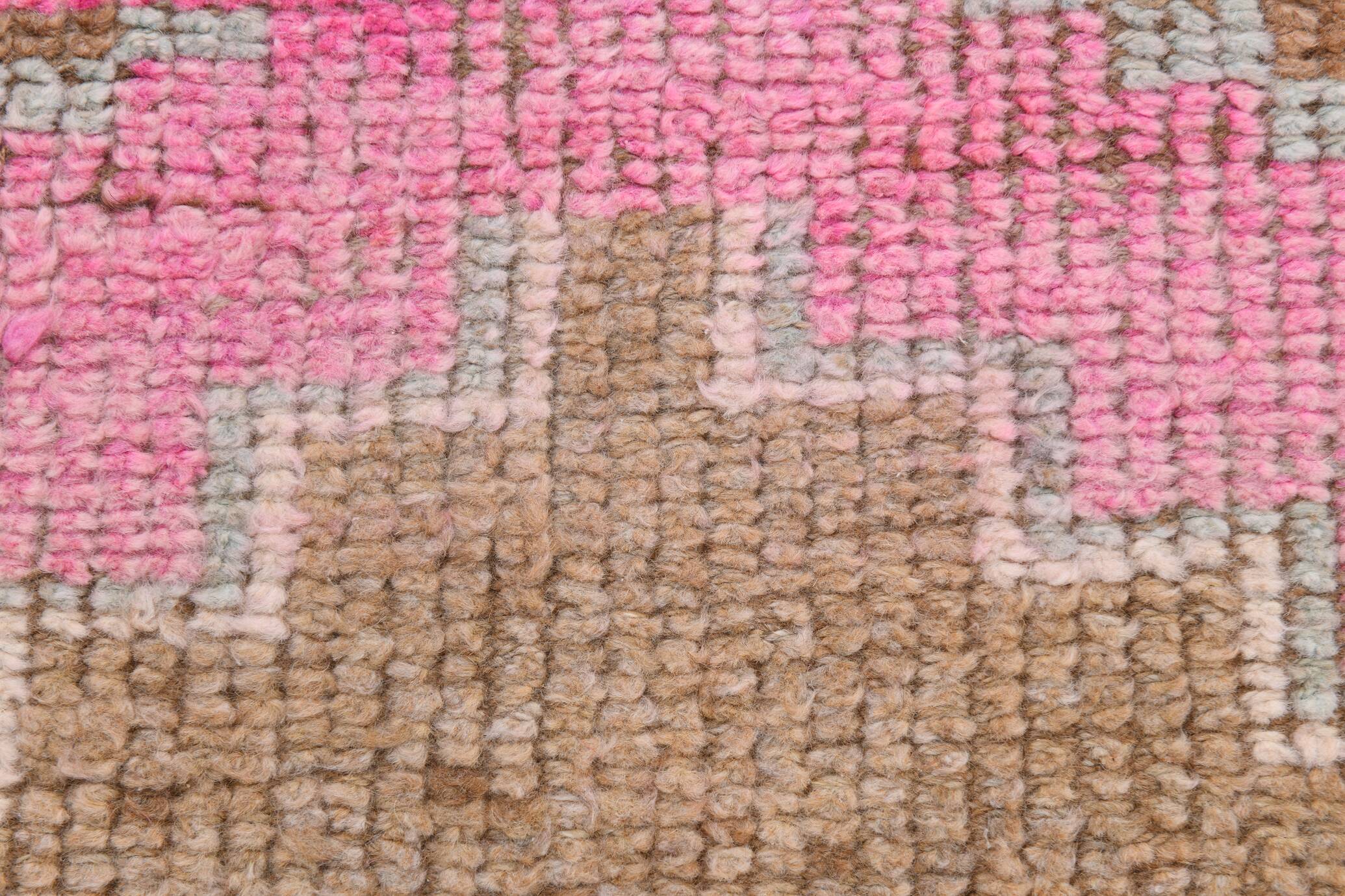 Tapis de couloir oriental vintage rose clair 3x10, 87x310 cm