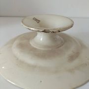 Antique pedestal plate – KG Lunéville – “Printemps” model – circa 1875