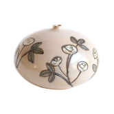 Vintage stoneware soliflore vase signed Losson - Belgium
