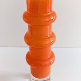 Scandinavian Modern Hooped Glass Vase by Aseda, Sweden 1960s