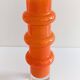 Scandinavian Modern Hooped Glass Vase by Aseda, Sweden 1960s
