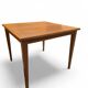 Table en teck – Kvalitet Form Funktion, Scandinave - Circa 1960
